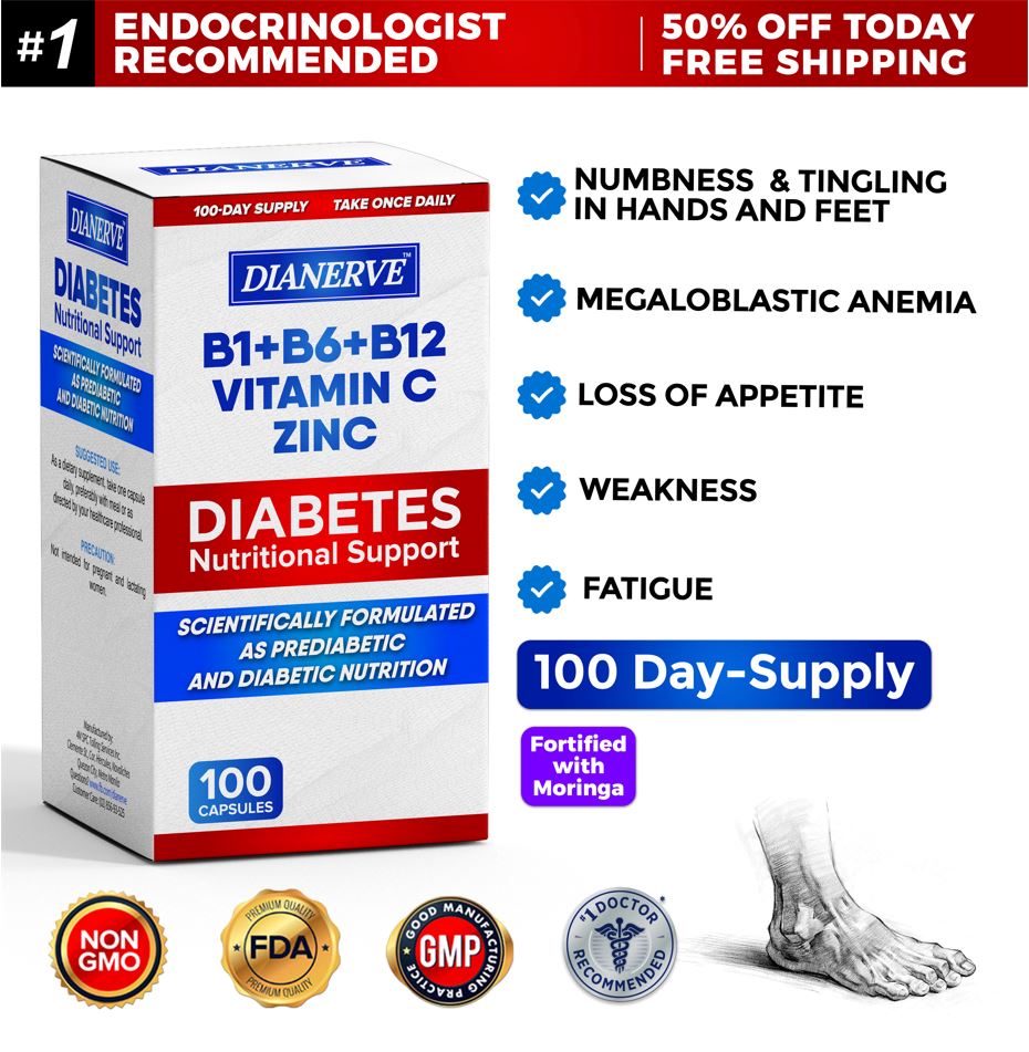 Dianerve™ B1+B6+B12+Vit. C+Zinc+Moringa